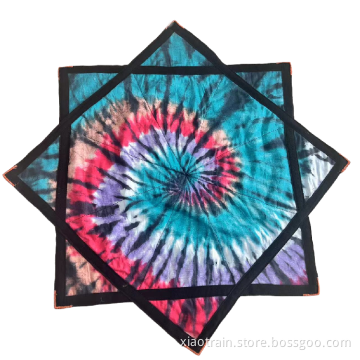 DAPO STAR 18 &#39;&#39; Spinning Tyg Israeliska Dapo Dance näsduk Lycra tygflygare för dans